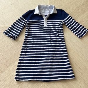 Vineyard Vines girls striped shirt dress